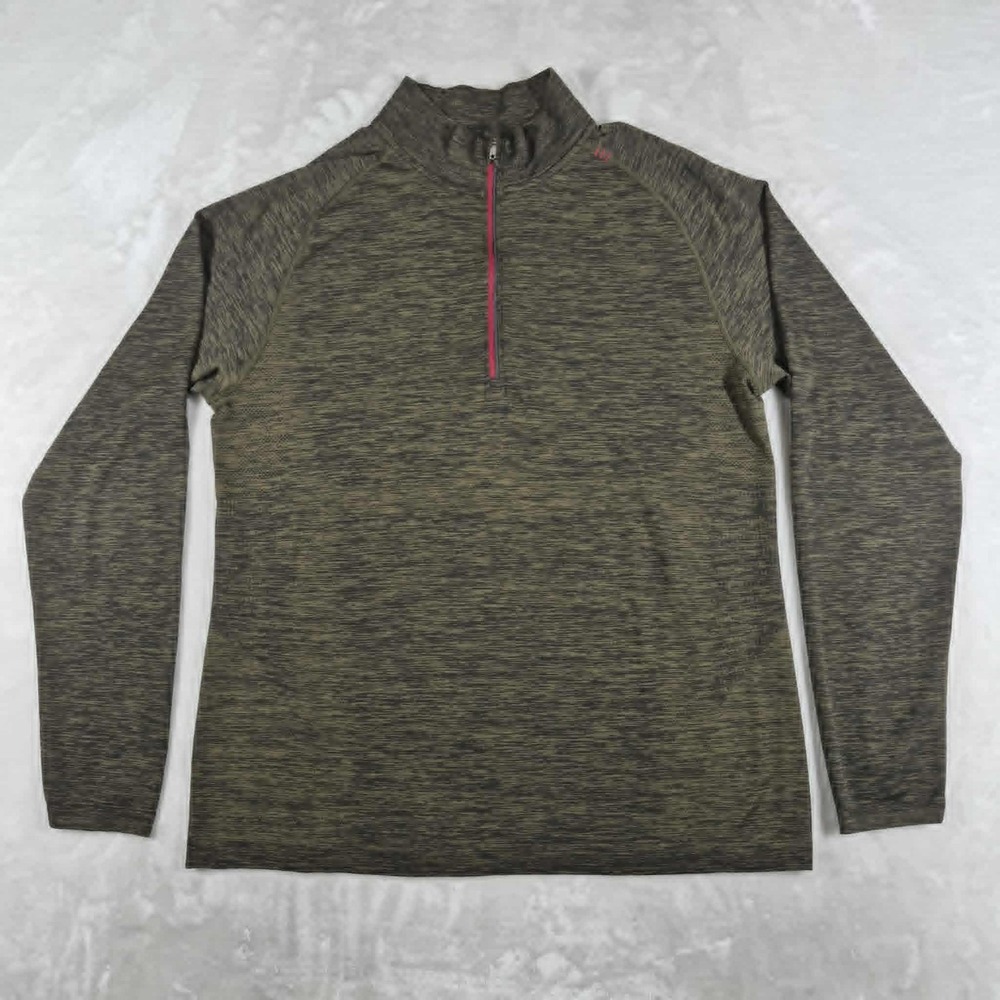 Lululemon Quarter Zip Jacket Men's XL Green Gym Running Pullover Athletic